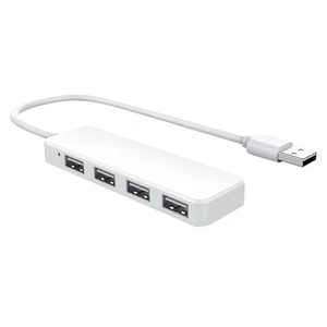 ultra slim USB Hub 4-port USB 2.0 Hub white D6J92461 - Picture 1 of 10