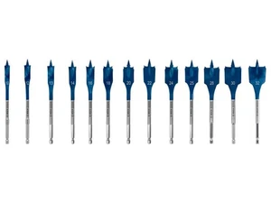  Bosch Self Cut Speed Spade Drill Bit Set 13 Piece 1/4" Hex Shank BPA608900336 - Picture 1 of 1