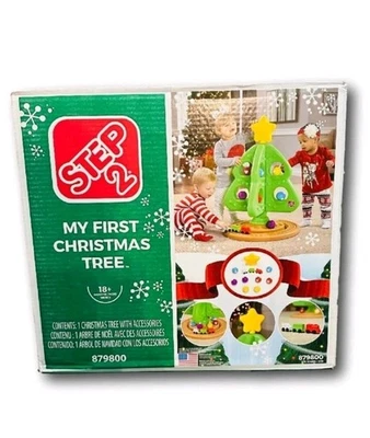 Step2 Mi Primer Árbol de Navidad con Adorno Tren Set 18 Meses + Niños NUEVO Foto 1 de 2