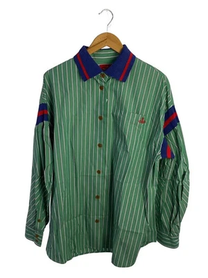 Camisa Manga Larga Vivienne Westwood RED LABEL -- Algodón Verde Rayas 16-12-84101 Foto 1 de 4