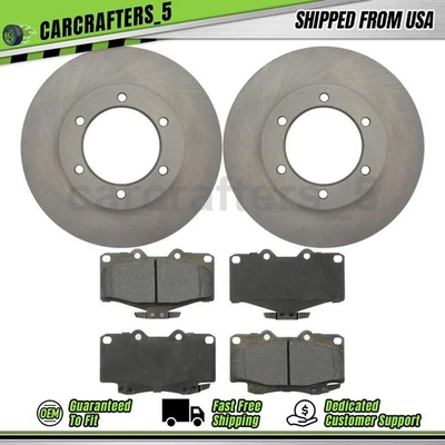 Juego de pastillas de freno de disco delanteras OE para Toyota Hilux 2004-2009 2,7 L Foto 1 de 4