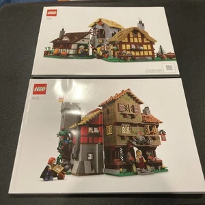 New Lego Medieval Town Square 10332 - All Manuals Books 1 & 2 No Brick Lot 288 - Picture 1 of 2
