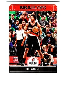 Ed Davis #234 Portland Trail Blazers 2017-18 Hoops Red Back Excellent - Picture 1 of 2