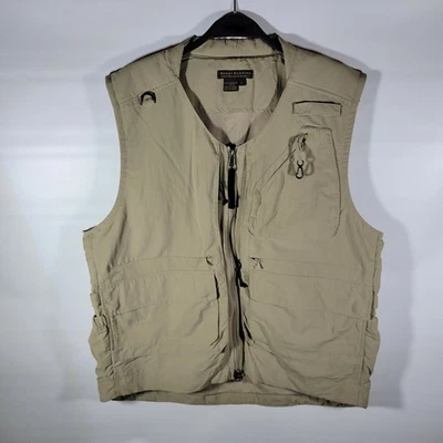 Vintage Royal Robbins Fishing Safari Photography Travel Hiking Camping Vest Sz L - Image 1 of 4