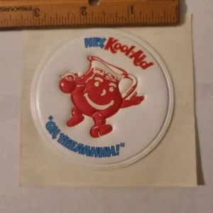 Vintage 70er Jahre * KOOL-AID MAN PUFFY STICKER PATCH * OH YEEAAHHH! * RAR - Bild 1 von 3