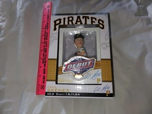 Paul Skenes 2024 MLB DEBUT PIRATES CLUBHOUSE Exclusive Bobblehead Doll 9/2/2025 - Picture 1 of 18