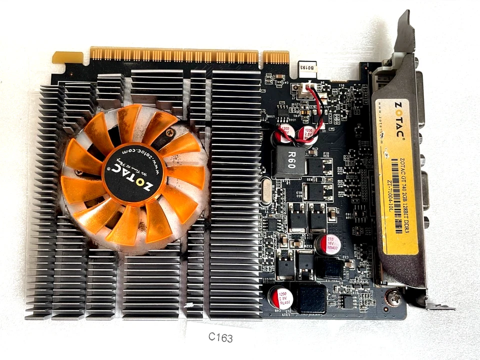Zotac Nvidia GeForce GT740 2GB DDR3 128bit PCIE DVI VGA HDMI Video Graphics Card - Image 1 of 4