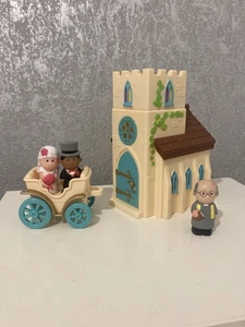 Happyland Church Wedding Playset With Figures Carriage and Sounds ELC Toys - Picture 1 of 10