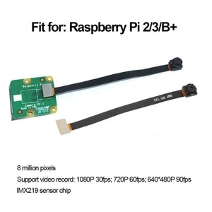 1080P HD Camera Module Board 8MP 77.6° FoV Replacement For Raspberry Pi 2/3/B+ - Afbeelding 1 van 12