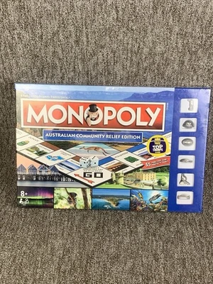 Monopoly Australian Community Relief Edition Board Game Brand New Rare In The UK - Image 1 of 4