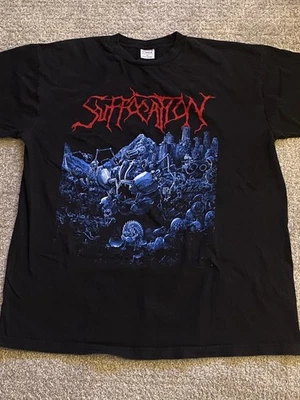 SUFFOCATION Effigy Of The Forgotten T-Shirt - XL - late 90s / early 00s CYGNUS - Image 1 of 4