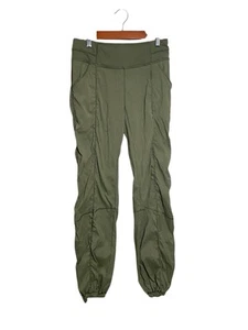 Pantalones de baile Lucy Athletics para mujer XS de nailon ceñido al tobillo verde a rayas jogger holgados - Imagen 1 de 8