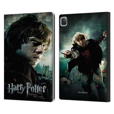 OFFICIAL HARRY POTTER DEATHLY HALLOWS VIII LEATHER BOOK CASE FOR APPLE iPAD - Image 1 of 4