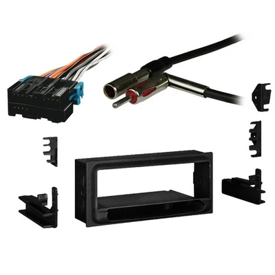 Fits GMC Safari Mini Van 1996-2005 Single DIN Harness Radio Install Dash Kit - Image 1 of 4