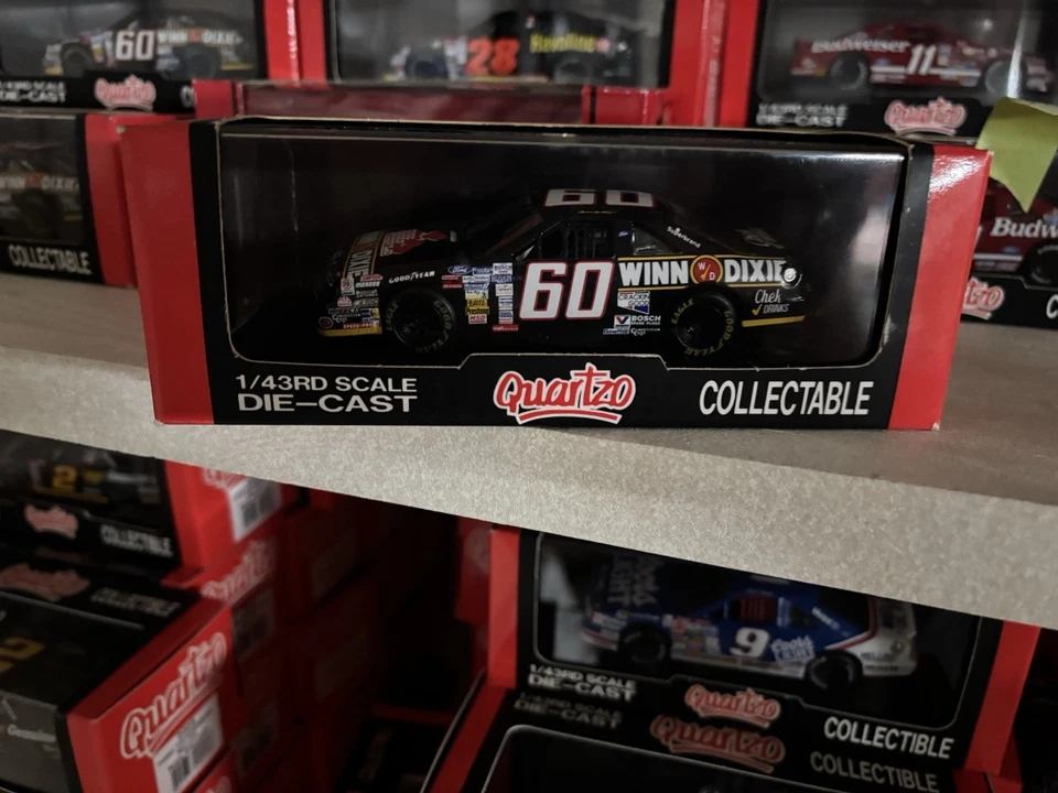 Mark Martin #60 Winn-Dixie 1990 Ford Thunderbird Quartzo 1:43 NASCAR Diecast NOS - Image 1 of 1
