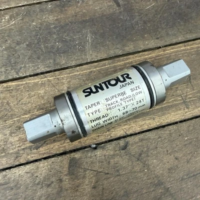 Vintage Suntour Superbe Bottom Bracket Sealed Bearing 1.37x24T 68 70 Track Road - Image 1 of 4
