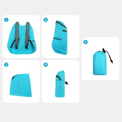 Lanlebig Camping Backpack Tasche 80 G Atmungsaktiv Wasserdicht Zusammenklappbar - Bild 1 von 4