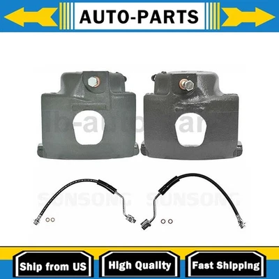 Juego de 4 pinzas de freno con mangueras para Ford Bronco Ford F-150 Foto 1 de 4