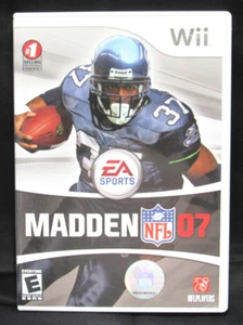 Madden NFL 07 Nintendo Wii Football Game CIB Complete W/ Manual Tested - Picture 1 of 4
