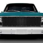 Stainless Steel Retro Grille For 1981-87 Chevy C10 Pickup/Suburban/Blazer - Hony