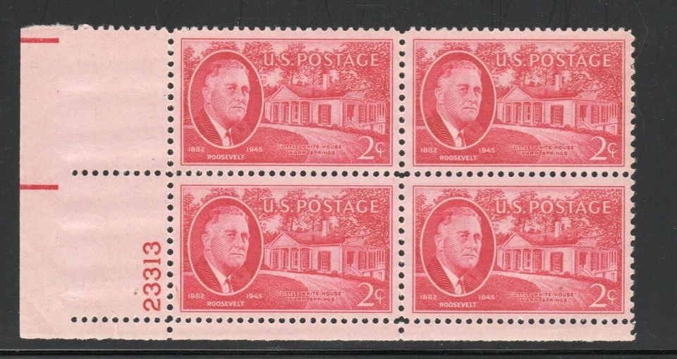 ALLY'S STAMPS US Plate Block Scott #931 2c Franklin D. Roosevelt [4] MNH [STK] - Image 1 of 1