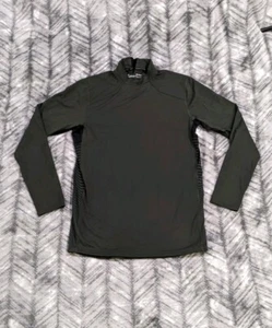 Under Armour Fitted Cold Gear Reactor Mock Neck Mens Medium Performance Tactical - Picture 1 of 12