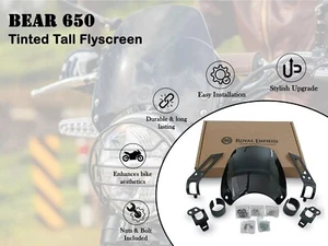 Zanzariera alta colorata nera adatta per Royal Enfield Bear 650 - Foto 1 di 6
