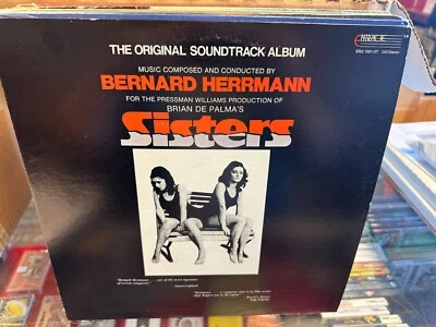 SISTERS Original Soundtrack Score LP 1975 QUADRAPHONIC Bernard Herrmann EX - Image 1 of 2