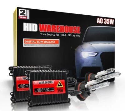 HID-Warehouse 35W AC HID Kit Xenon Light Headlight H11 9006 H4 H7 H1 9005 9007 - Image 1 of 4