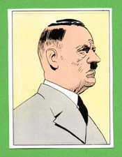 ADOLF HITLER STICKER CARD IL GIORNALINO 1985 PERSONAGGI FAMOSI DEL XX SECOLO EXC