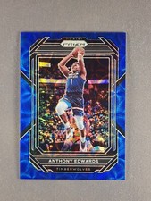 2022-23 Panini Prizm #56 Anthony Edwards /49 Blue Scope Choice Prizm
