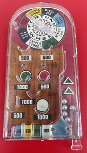 Vintage Marx Toys Wheel of Fortune Pinball game Working Marbles Made USA Tin - Picture 1 of 5
