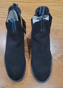 Quiksilver Men's Bogan Suede Hi Top Slip-On Boots Sherpa Lining Size 12 - Picture 1 of 7