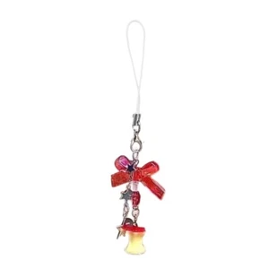 Fruit Core Bowknot Phone Charm Straps Key Hangings Pendants Bag Decoration - Zdjęcie 1 z 8