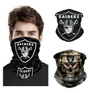 Masque facial bandana cou Raiders Las Vegas Raiders écharpe football fan cadeaux