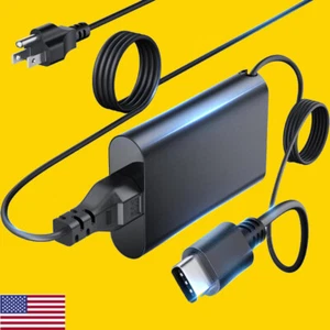 65W USB-C Type-C Adapter Laptop Charger For Lenovo/HP/Samsung/Acer Chromebook US - Picture 1 of 6