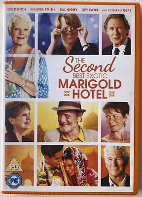 The Second Best Exotic Marigold Hotel DVD Judi Dench Cert PG - Image 1 of 3
