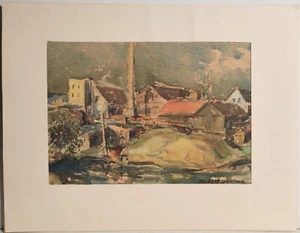 Rudolf Döring / Original Zeichnung Aquarell !!!!!!! / handsigniert - Bild 1 von 3