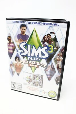 Sims 3 Plus University Life Expansion Pack - PC EA Both Game and Exp.- See Desc - Image 1 of 3