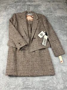 Vintage Prestige Petites Sportswear 100% Wool Jacket Pencil Skirt Size 8 NEW - Picture 1 of 15