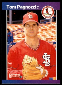 1989 Donruss Tom Pagnozzi St. Louis Cardinals #399