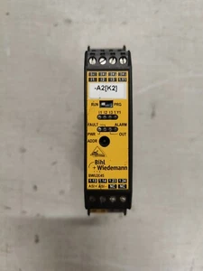 Used Bihl + Wiedemann BWU2045 ASi Safety Relay Output Module 13440  - Picture 1 of 6