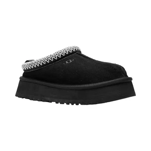 Womens UGG Tazz Slippers - Black Suede, Size 9 US [1122553] - Picture 1 of 5