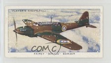 1938 Player's Aircraft of the Royal Air Force Tobacco Fairey Battle #11 1i3