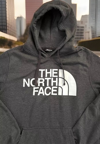 VETEMENTS FELPA CON CAPPUCCIO PULLOVER THE NORTH FACE DRAWSTRING DA UOMO GRIGIO ANTRACITE LARGA