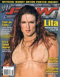 LITA/RIC FLAIR WWE Raw Wrestling Magazine July 2004 RANDY ORTON Centerfold - Picture 1 of 1