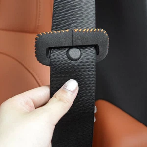 1PCS/2PCS Car Seat Belt Buckle Clip Suede Safety Anti-Scratch Cover Accessories - Picture 1 of 30