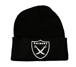 NEW Custom Retro Vintage Las Vegas Oakland Los Angeles Raiders Beanie Cap OSFA - Picture 1 of 5