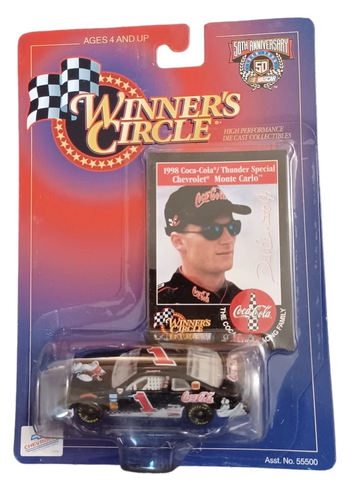 1998 Winners Circle NASCAR #1 Dale Earnhardt Jr Coca Cola Polar Bear 1:64 - Image 1 of 3
