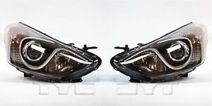 Driver and Passenger Side Headlight For 2013-2014 Hyundai Elantra GT